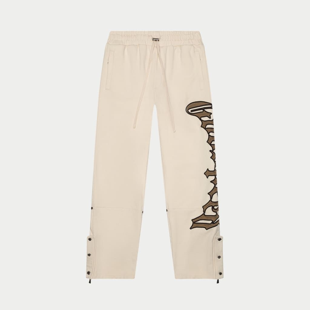 GODSPEED OG Logo V2 Sweatsuit Set (Creme/Olive) - Gravity NYC