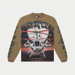 GODSPEED Air Strike Long Sleeve T-Shirt Olive