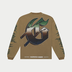 GODSPEED Air Strike Long Sleeve T-Shirt Olive