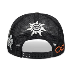GODSPEED GS Forever Premium Leather Trucker Hat (Black) - Gravity NYC