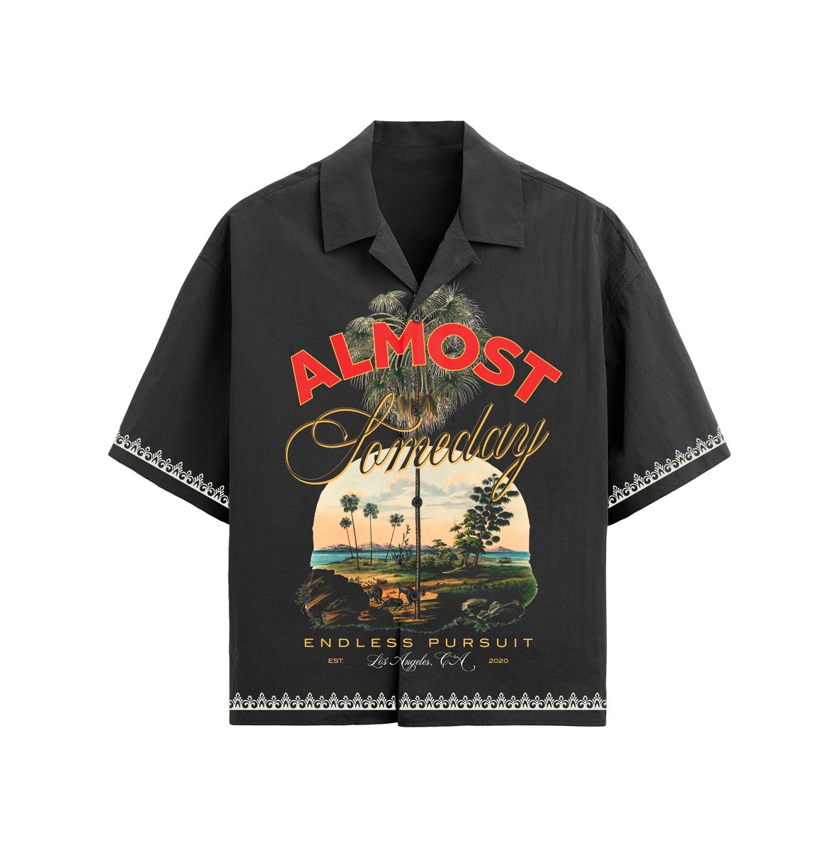ALMOST SOMEDAY Daydream Button Up Shirt - Gravity NYC