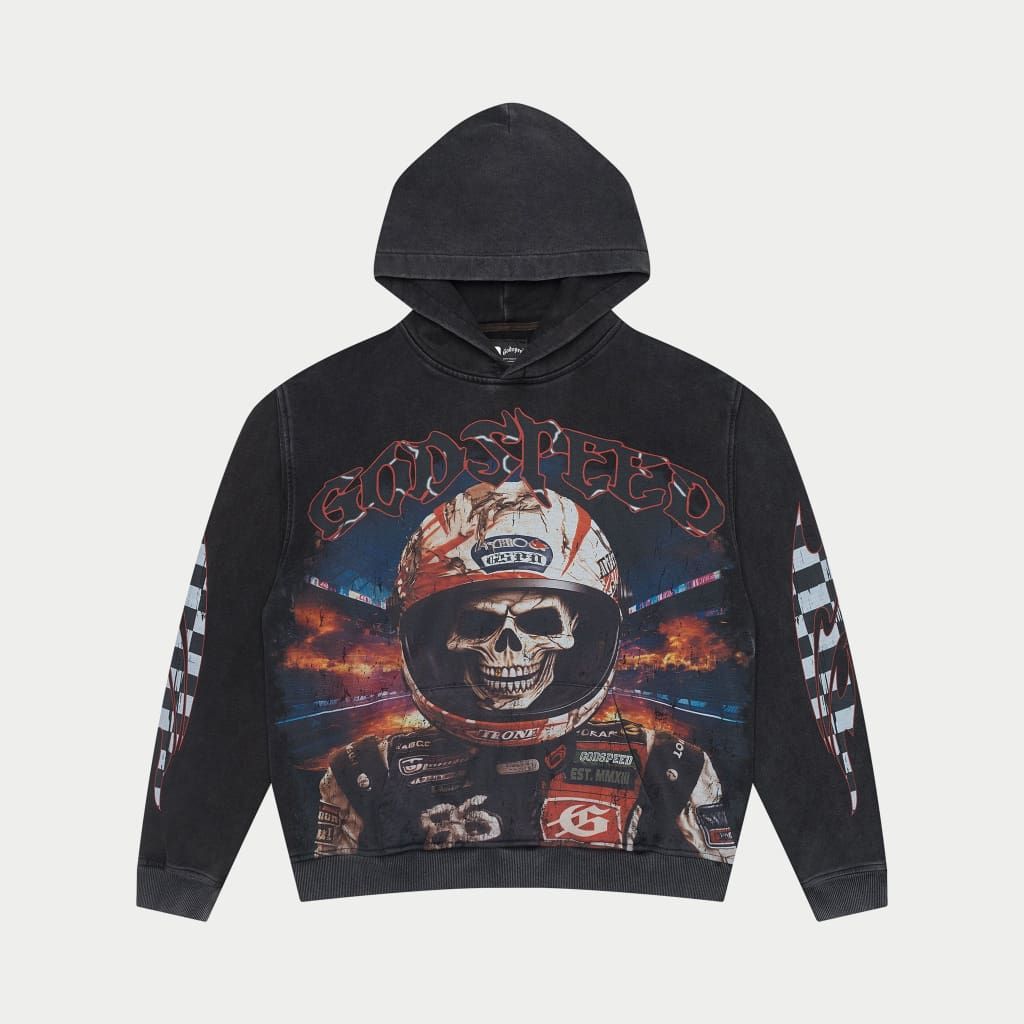 GODSPEED Racer Goldie Hoodie (Black Wash)