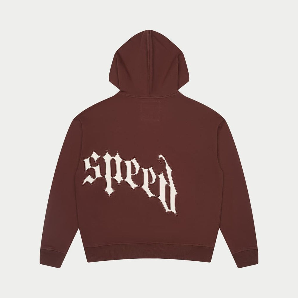 GODSPEED OG Logo V2 Sweatsuit Set (Brown/White) - Gravity NYC