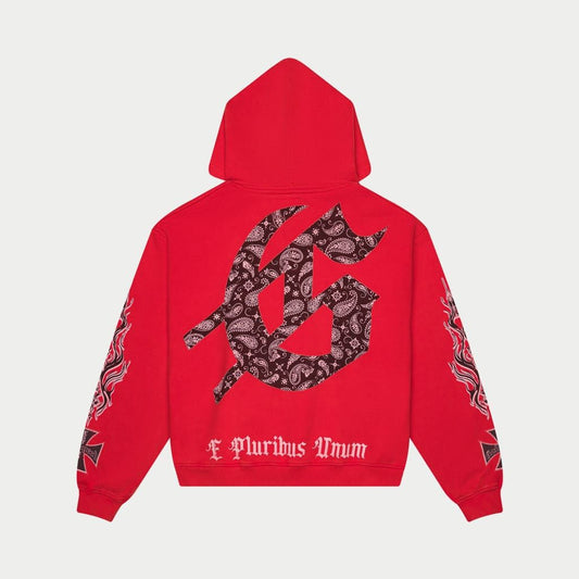 GODSPEED Hollywood Inferno Hoodie (Red Wash) Gravity NYC