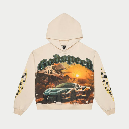 GODSPEED Sunset Drift Hoodie (Bone) Gravity NYC