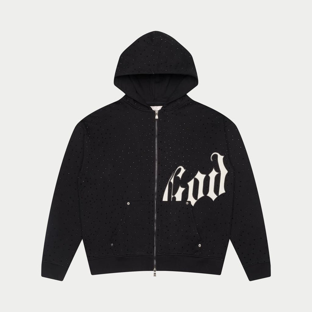 GODSPEED OG Logo VVS V2 Sweatsuit Set (Black/White) - Gravity NYC