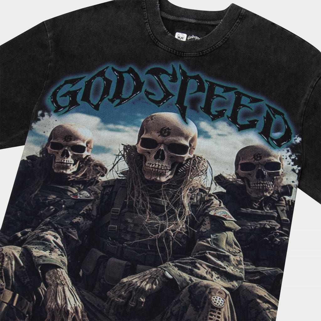 GODSPEED Squadron T-Shirt (Black Wash) Gravity NYC