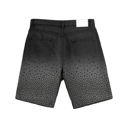 ALMOST SOMEDAY Solomon Rhinestone Jean Shorts - Gravity NYC