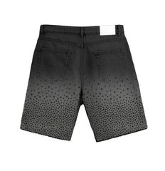 ALMOST SOMEDAY Solomon Rhinestone Jean Shorts - Gravity NYC