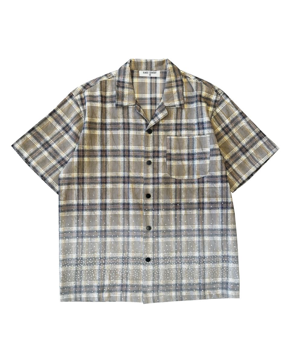 ALMOST SOMEDAY Solomon Rhinestone Flannel Shirt - Gravity NYC