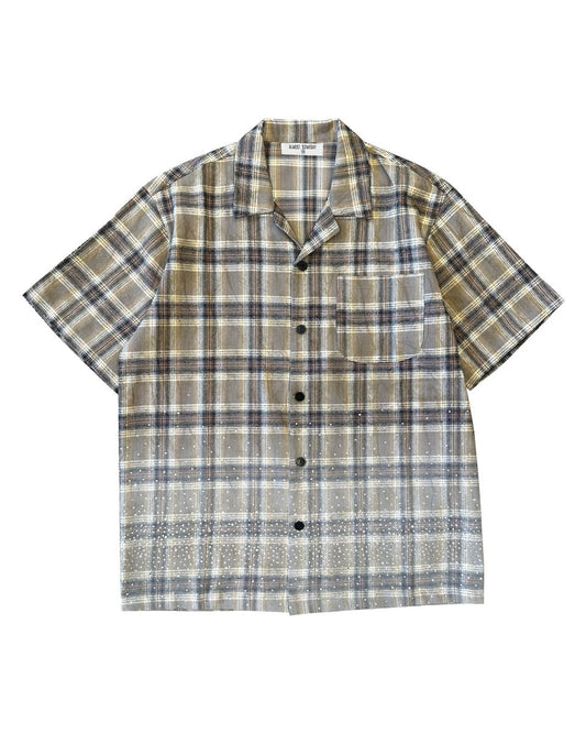 ALMOST SOMEDAY Solomon Rhinestone Flannel Shirt - Gravity NYC