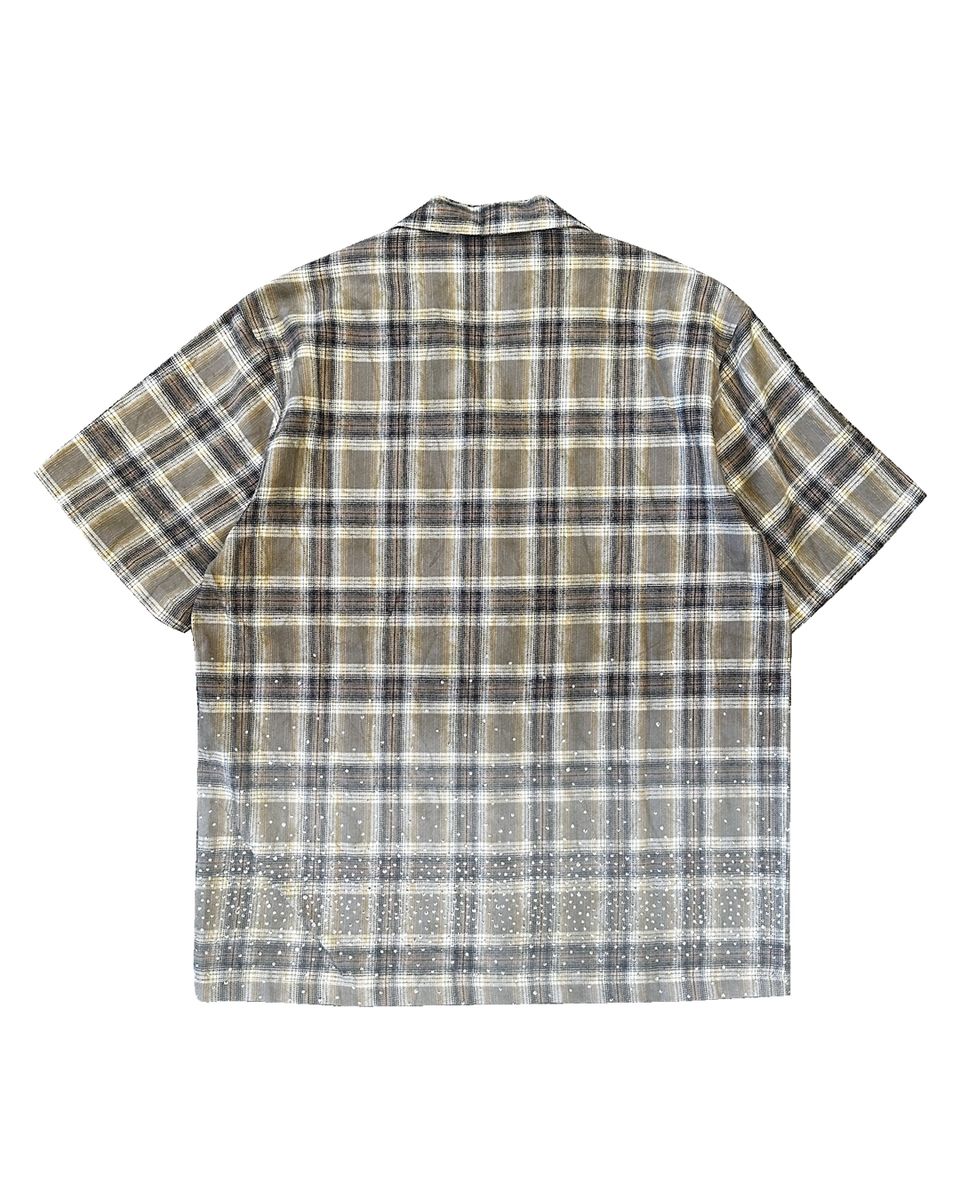 ALMOST SOMEDAY Solomon Rhinestone Flannel Shirt - Gravity NYC