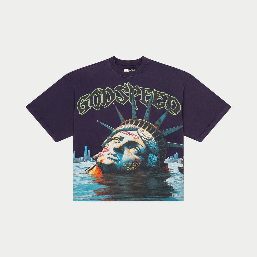 GODSPEED Sunken Liberty T-Shirt (Navy) Gravity NYC