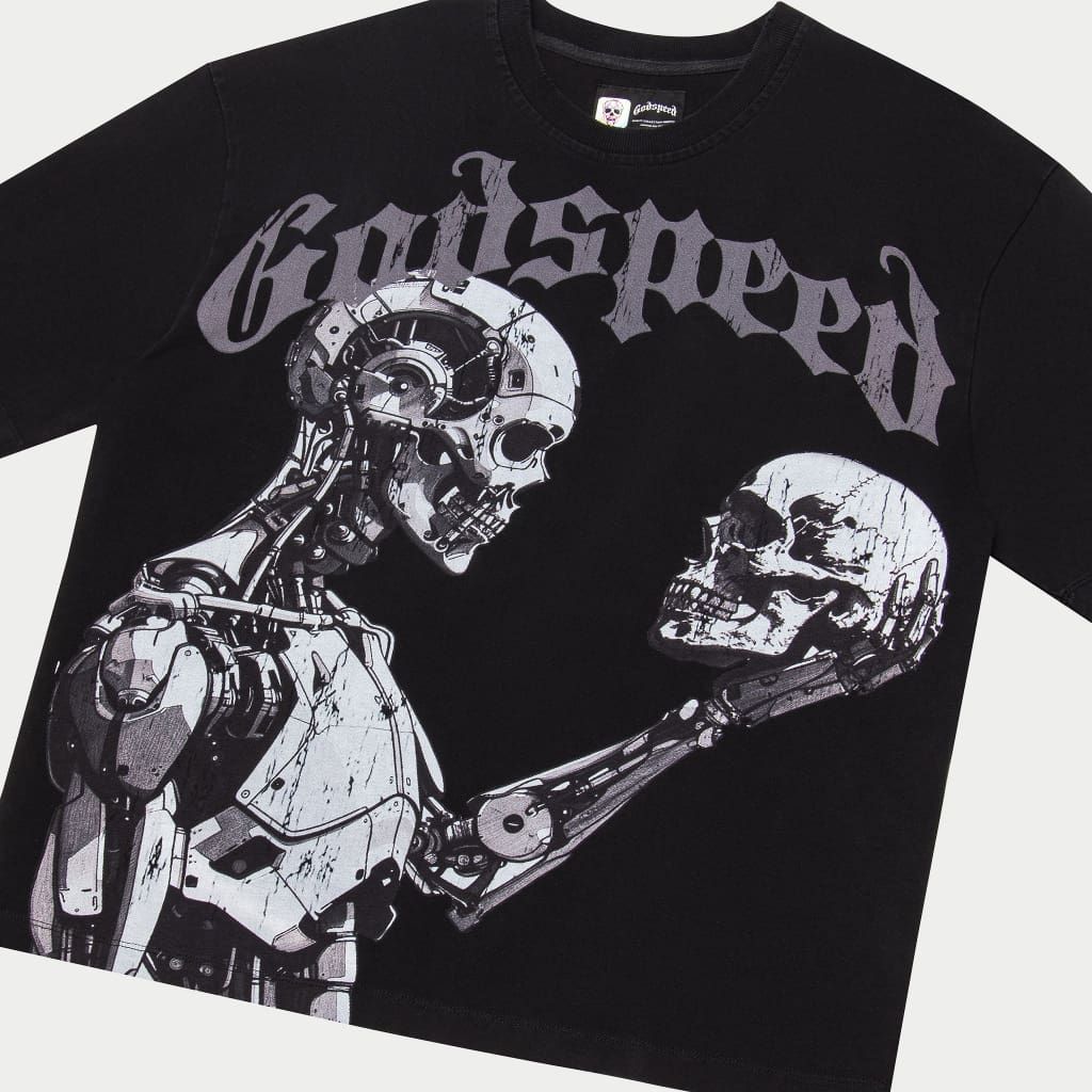 GODSPEED Mankind vs A.I. T-Shirt (Black/Grey) Gravity NYC