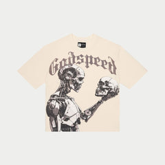 GODSPEED Mankind vs A.I. T-Shirt (Bone/Black) Gravity NYC