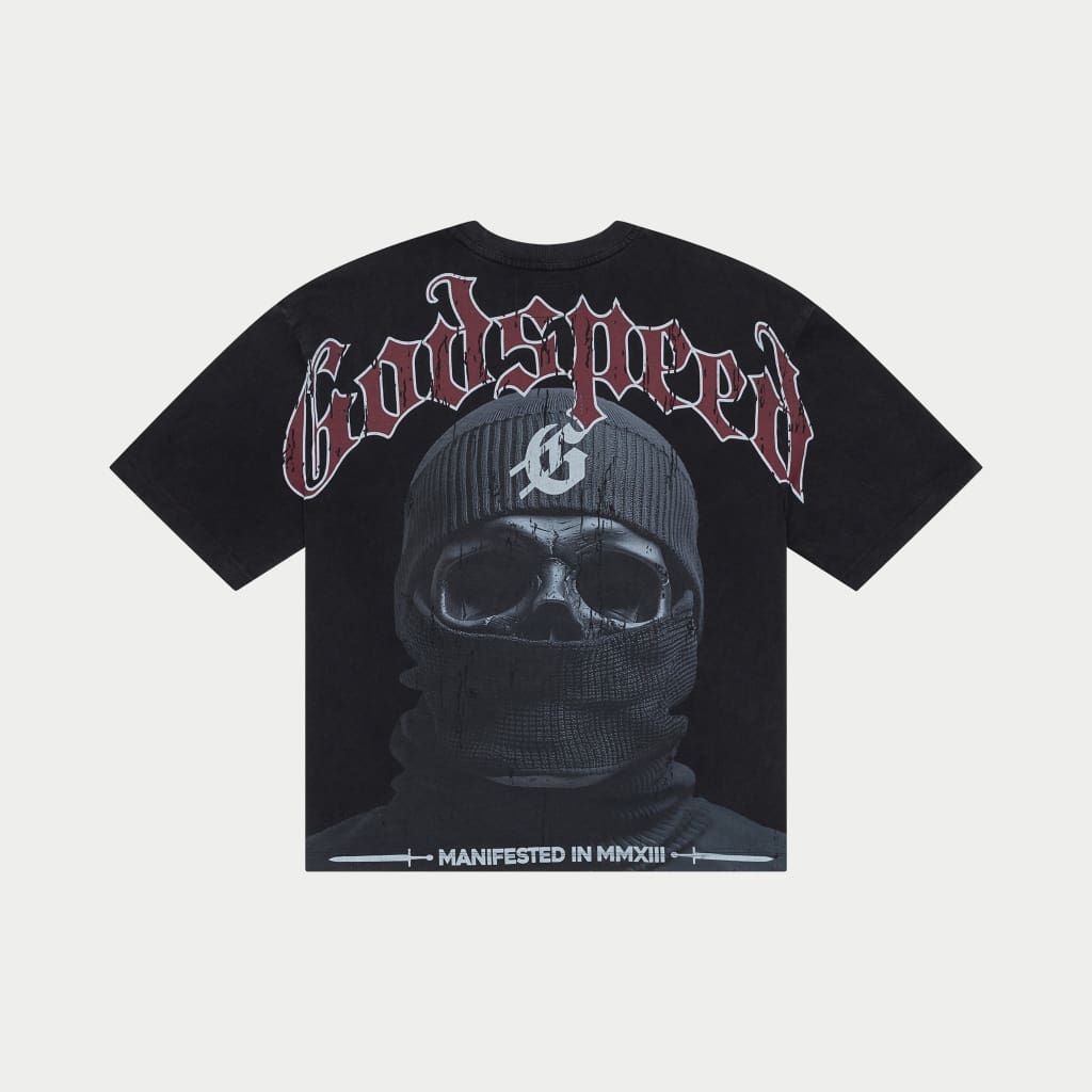 GODSPEED Balaclava Szn T-Shirt (Black/Red) Gravity NYC