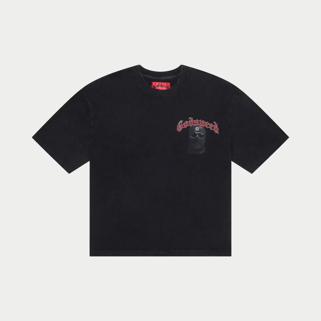 GODSPEED Balaclava Szn T-Shirt (Black/Red) Gravity NYC