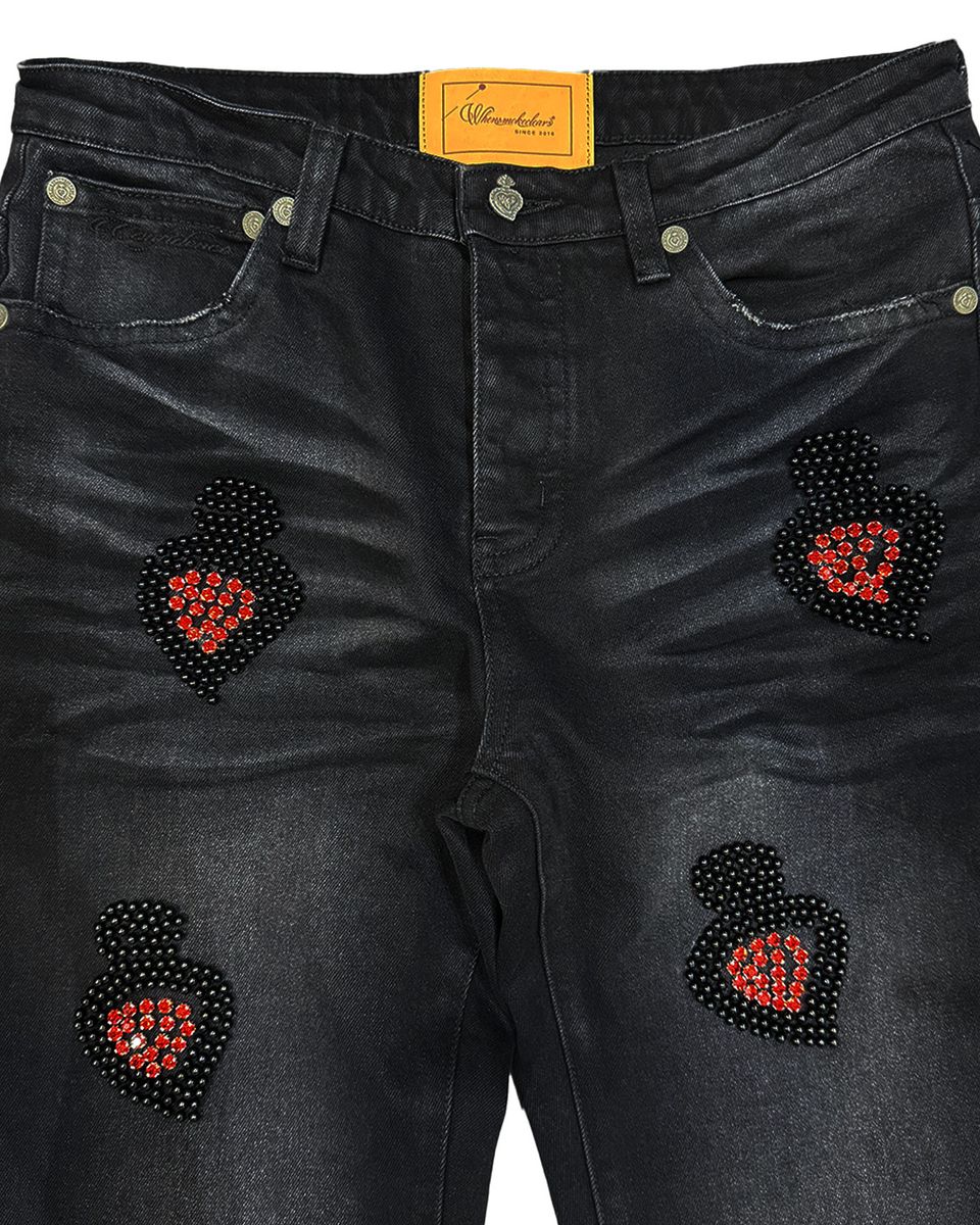 WHEN SMOKE CLEARS Diamond Denim