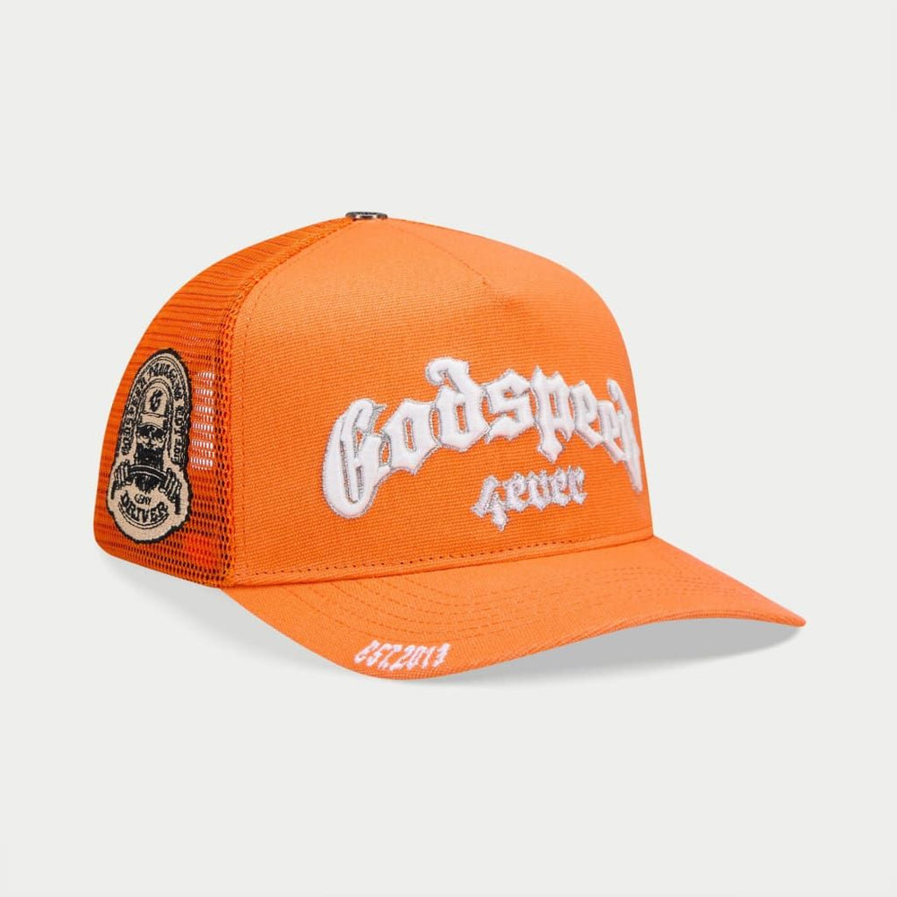 GODSPEED GS Forever Trucker Hat (Citrus) at Gravity NYC