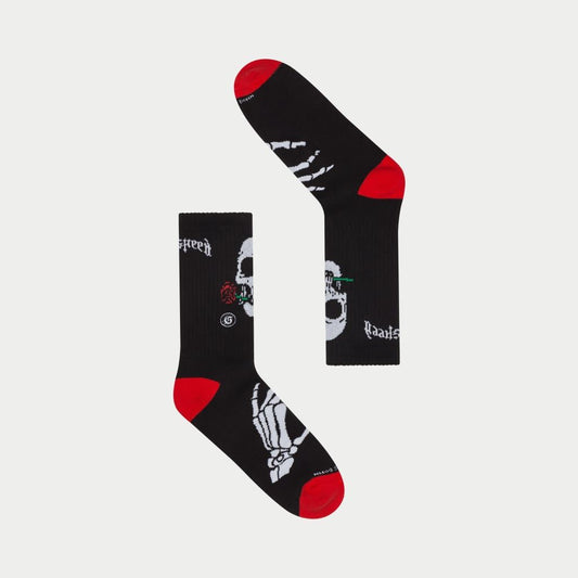GODSPEED Skulls and Roses Socks - Gravity NYC