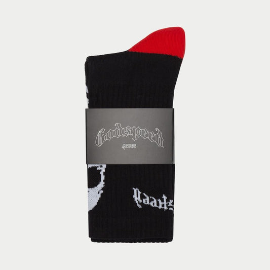 GODSPEED Skulls and Roses Socks - Gravity NYC