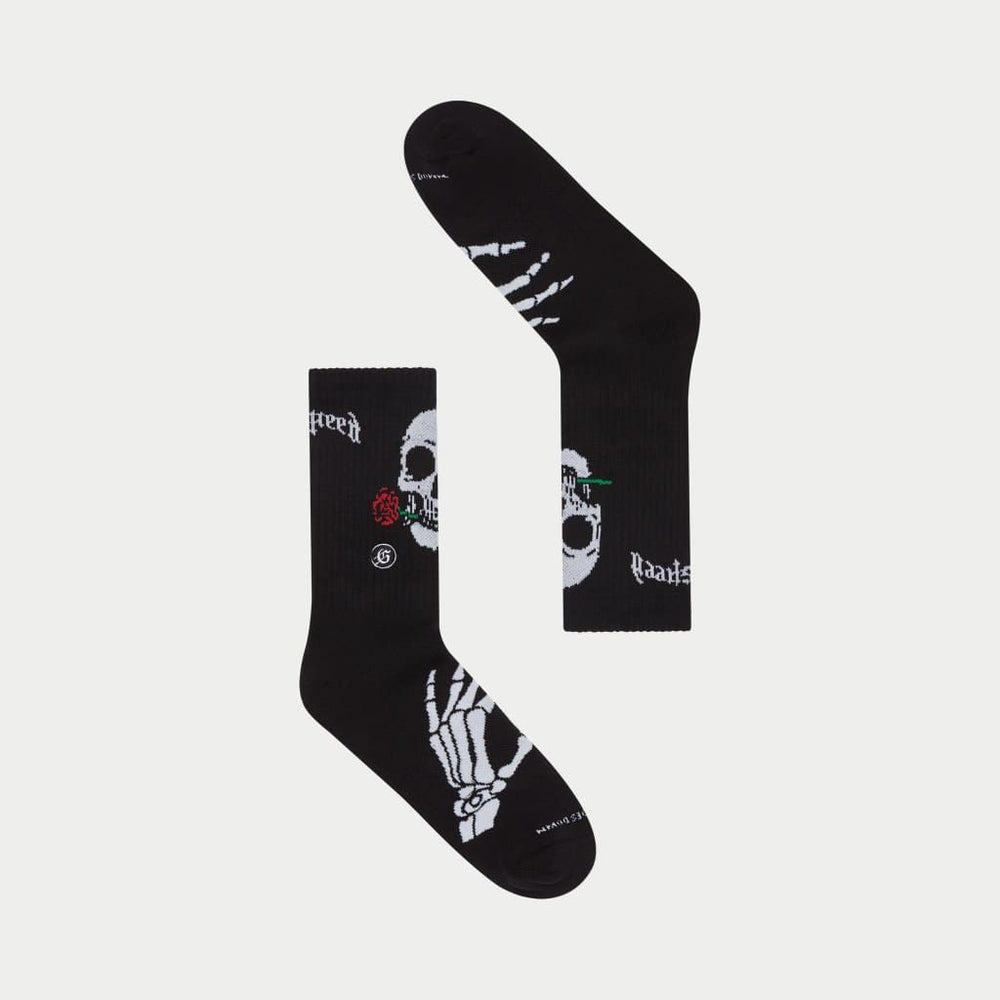 GODSPEED Skulls and Roses Socks - Gravity NYC