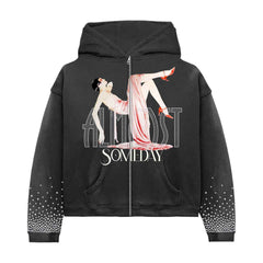 ALMOST SOMEDAY Highclass Zip-Up Hoodie