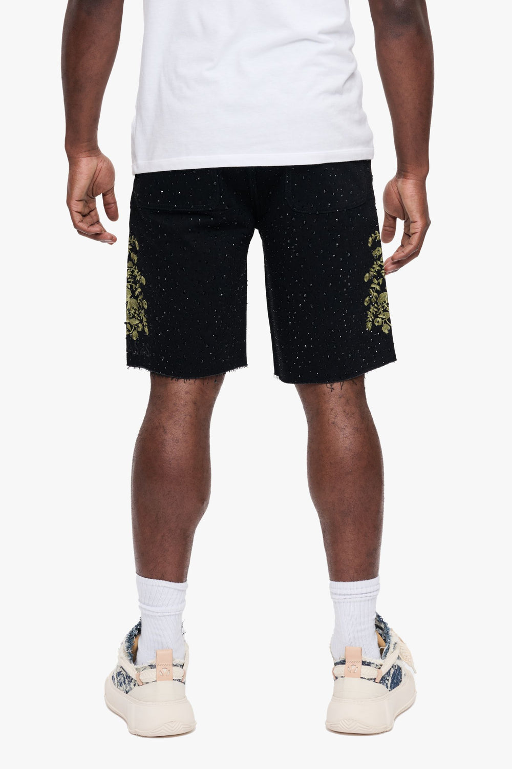 VALABASAS "Written" Denim Shorts Black - Gravity NYC