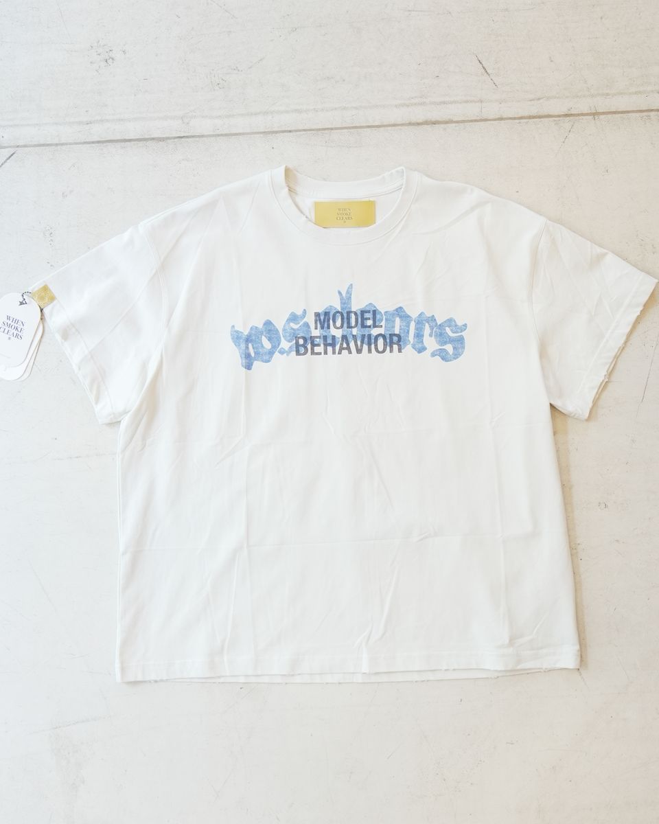 WHEN SMOKE CLEARS Model Behavior Tee - Gravity NYC