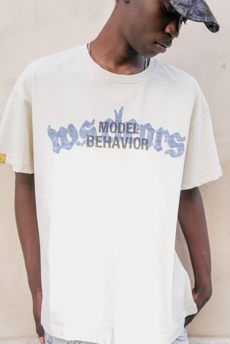 WHEN SMOKE CLEARS Model Behavior Diamond Tee - Gravity NYC