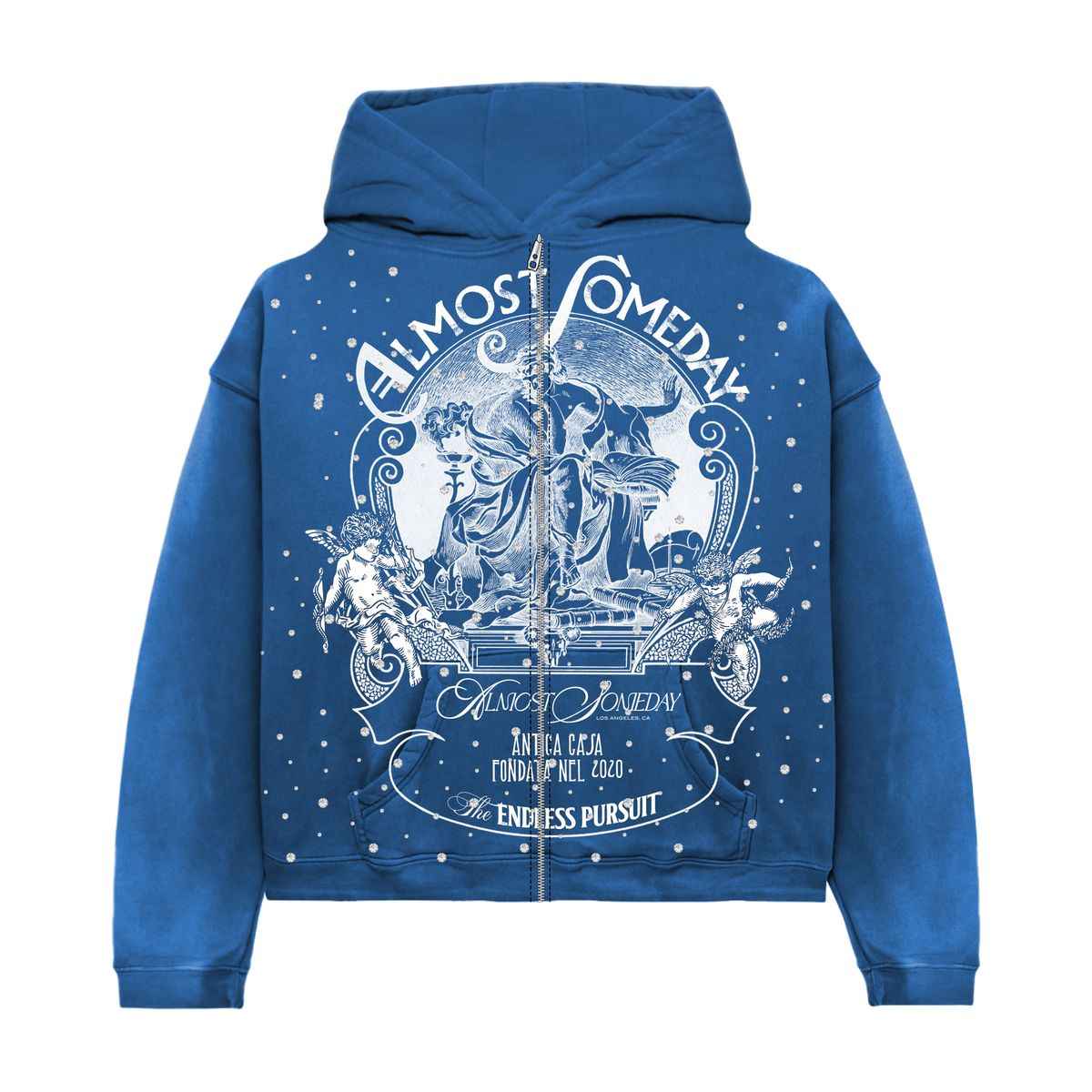 ALMOST SOMEDAY Lavish Zip-up Hoodie