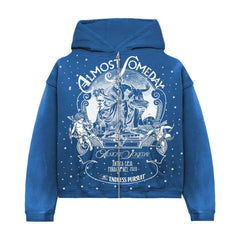 ALMOST SOMEDAY Lavish Zip-up Hoodie