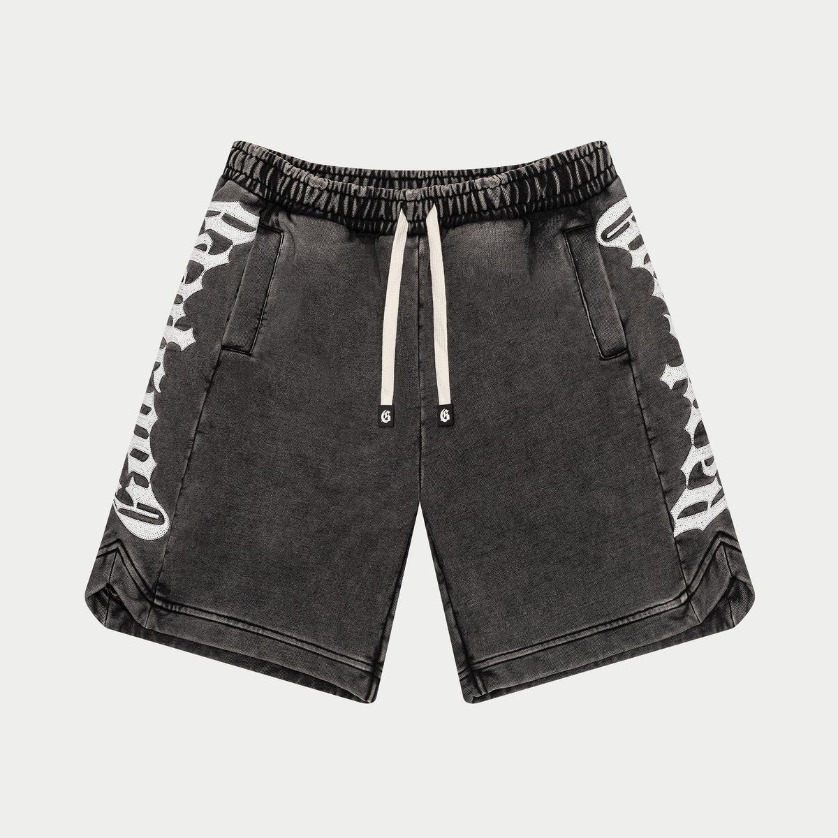 GODSPEED CourtSide Shorts (Charcoal Wash) - Gravity NYC