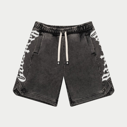 GODSPEED CourtSide Shorts (Charcoal Wash) - Gravity NYC