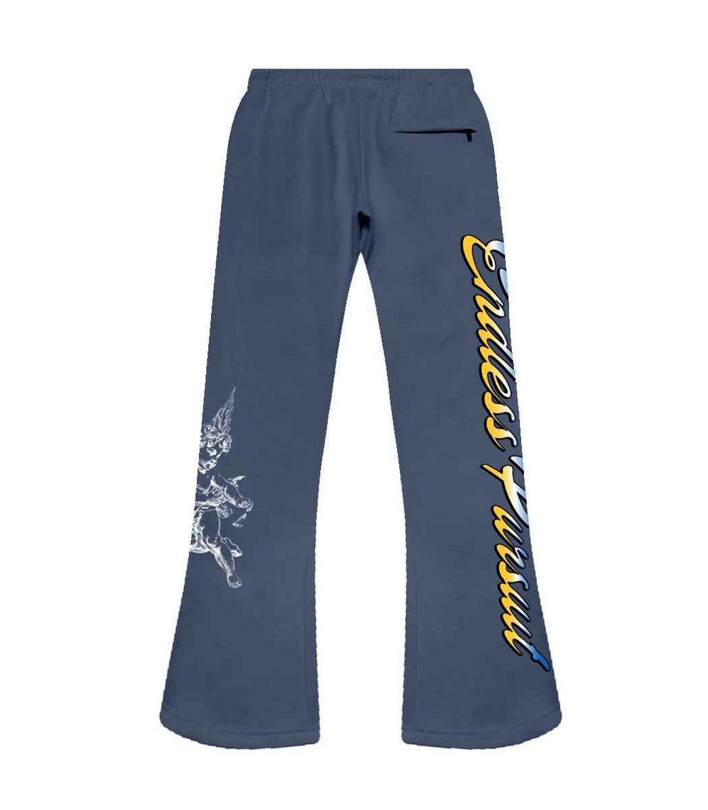 ALMOST SOMEDAY Headline Flare Bottoms