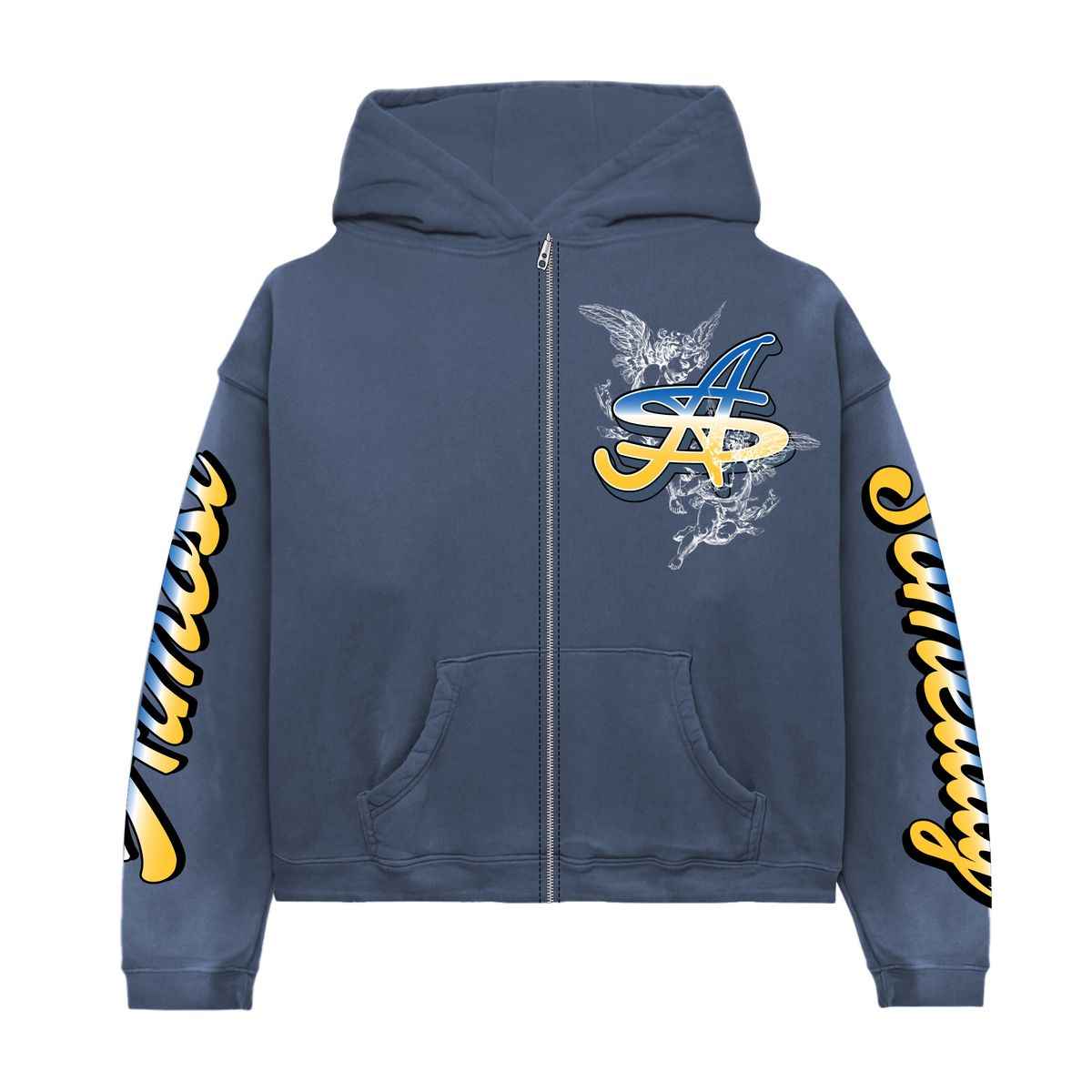 ALMOST SOMEDAY Headline Zip-up Hoodie