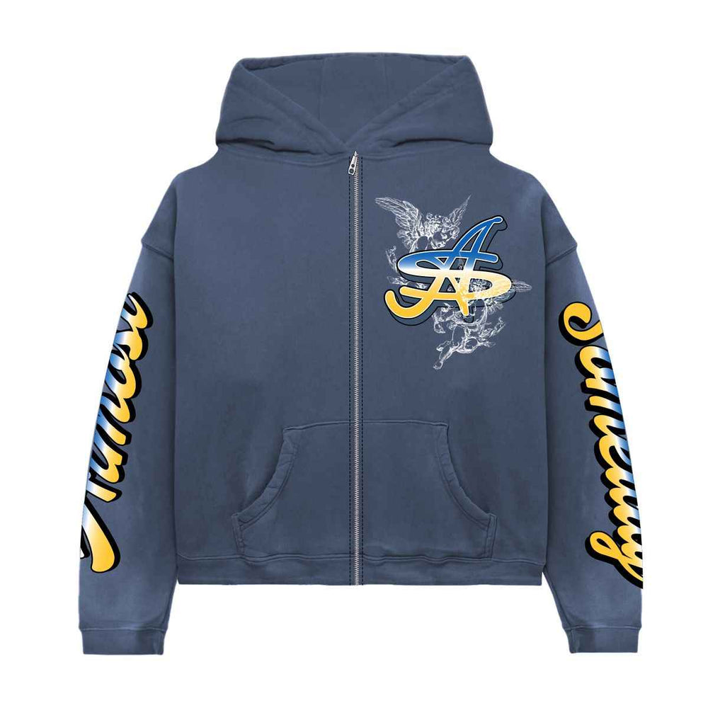 ALMOST SOMEDAY Headline Zip-up Hoodie