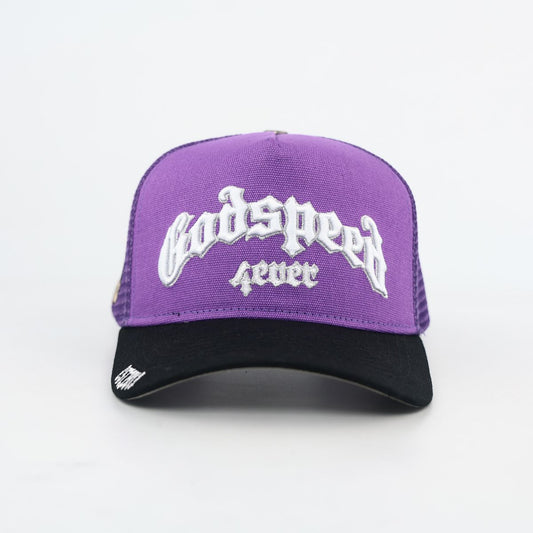 GODSPEED GS Forever Trucker Hat (Purple/Black) - Gravity NYC