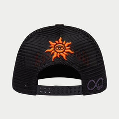 GODSPEED GS Forever Trucker Hat (Olive/Orange) - Gravity NYC