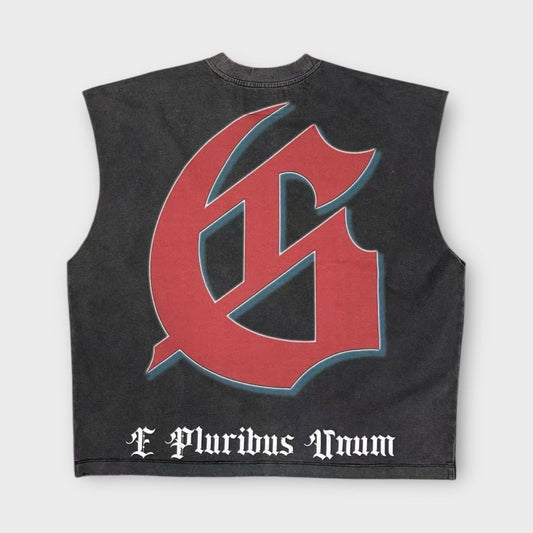 GODSPEED Checkmate Sleeveless (Black Wash) - Gravity NYC
