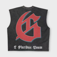 GODSPEED Checkmate Sleeveless (Black Wash) - Gravity NYC