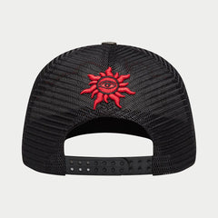 GODSPEED GS Neo Trucker Hat (Black/Yellow/Red) - Gravity NYC