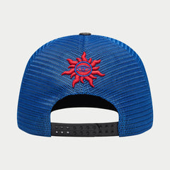 GODSPEED GS Neo Trucker Hat (Blue/Yellow/Red) - Gravity NYC
