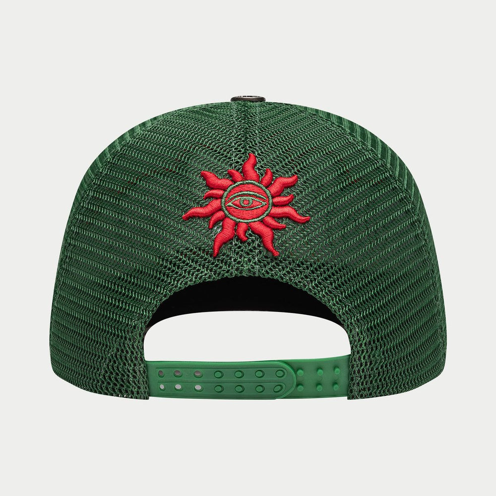 GODSPEED GS Neo Trucker Hat (Green/Yellow/Red) - Gravity NYC