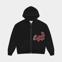 GODSPEED OG Logo V2 Sweatsuit Set (Black/Red) - Gravity NYC