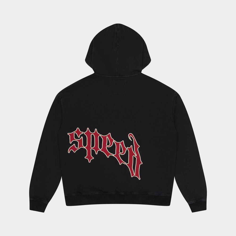 GODSPEED OG Logo V2 Sweatsuit Set (Black/Red) - Gravity NYC