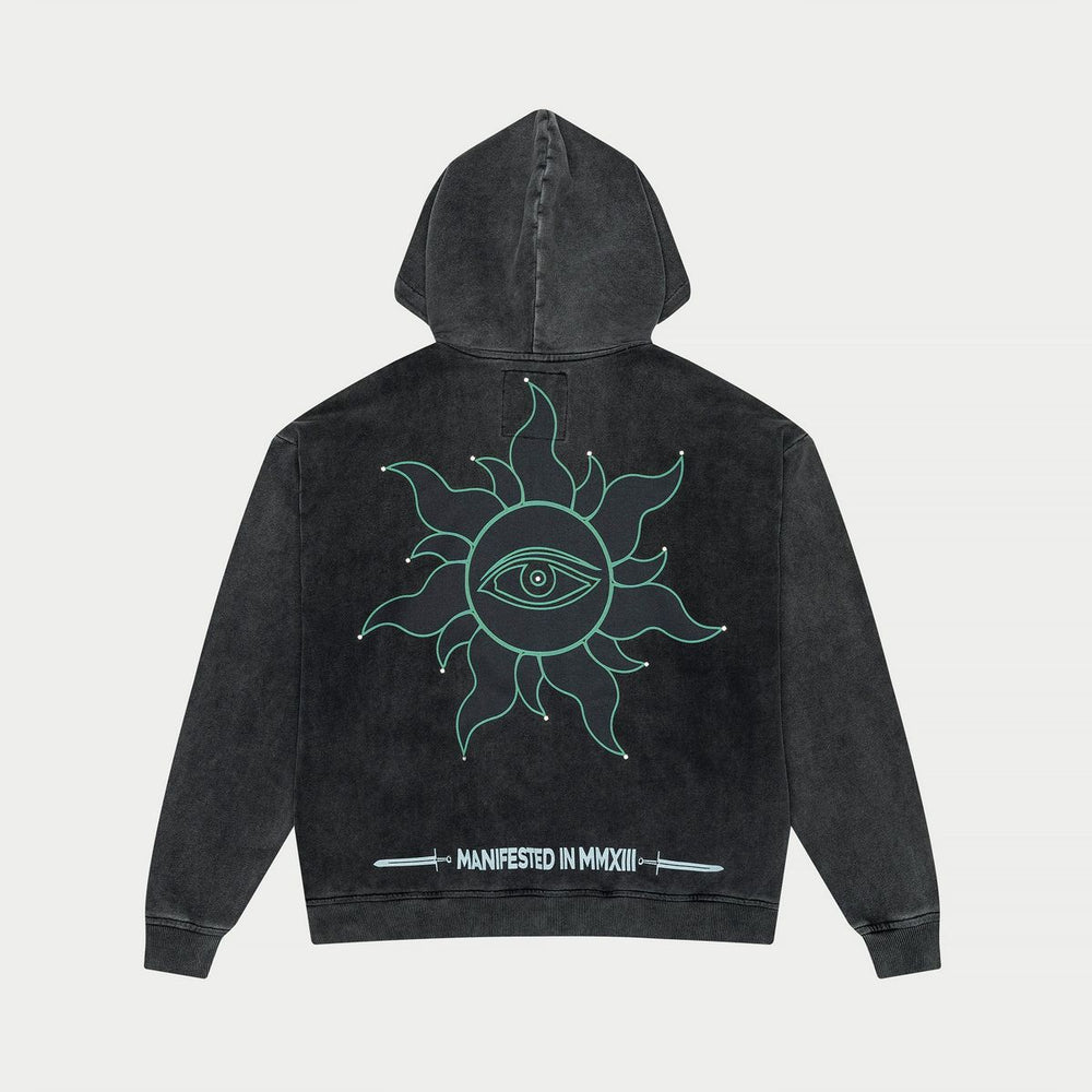 GODSPEED Sunken Liberty Zip Hoodie (Grey Wash) - Gravity NYC
