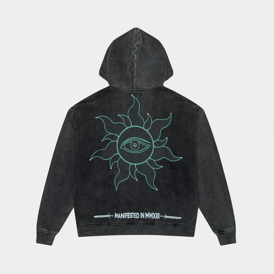 GODSPEED Sunken Liberty Zip Hoodie (Grey Wash) - Gravity NYC