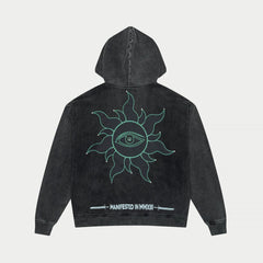 GODSPEED Sunken Liberty Zip Hoodie (Grey Wash) - Gravity NYC