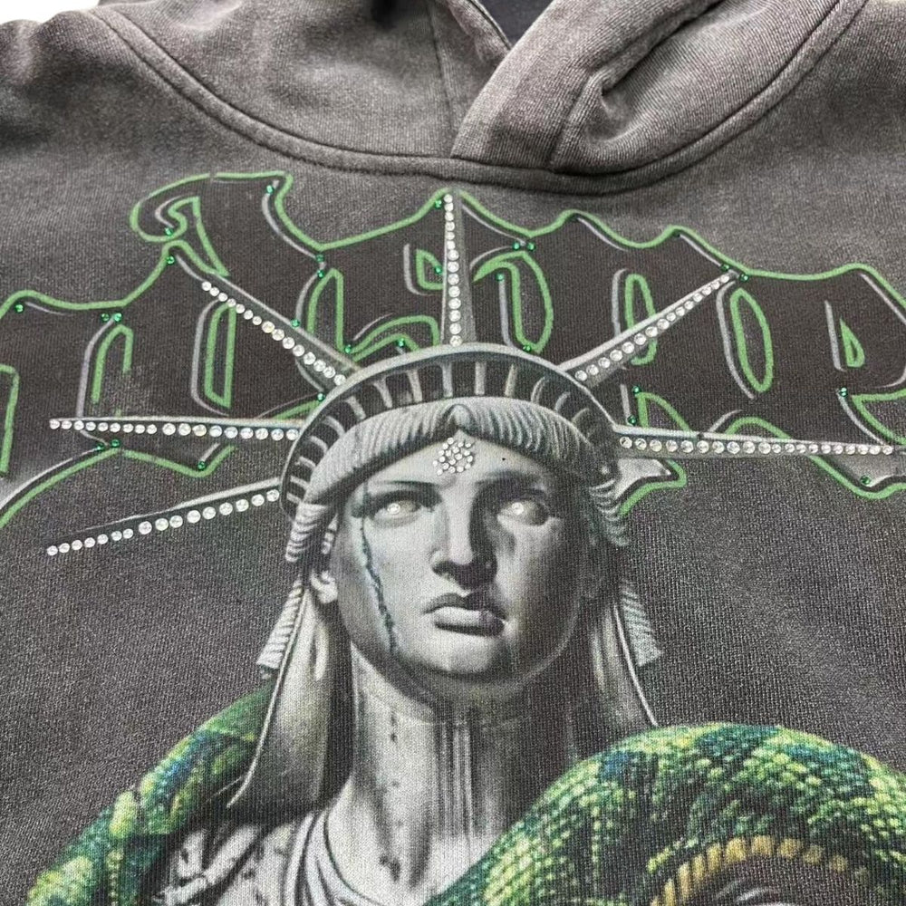 GODSPEED Top 5 Slizzy VVS Hoodie (Black Wash) - Gravity NYC